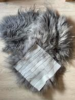 3 Vachtjes 36x36cm Echt Leer, Huis en Inrichting, Minder dan 50 cm, Vierkant, Ophalen of Verzenden, Zo goed als nieuw