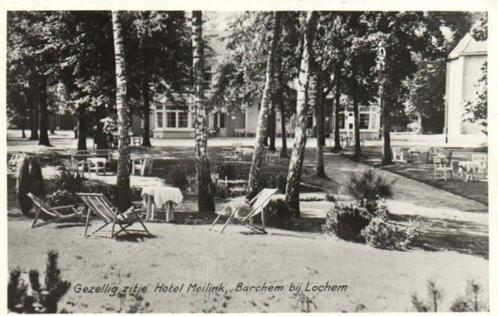 Gezellig zitje Hotel Meilink, Barchem bij Lochem - ongelopen, Verzamelen, Ansichtkaarten | Nederland, Ongelopen, Gelderland, 1920 tot 1940