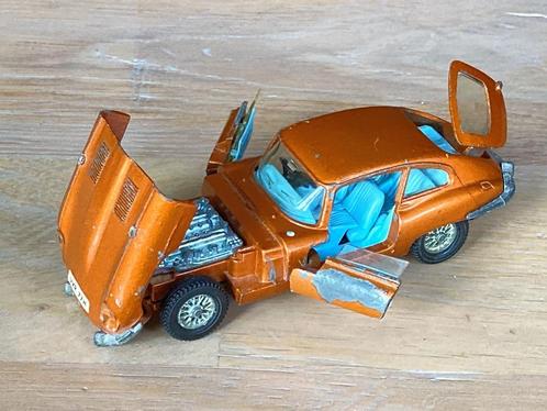 Meccano Dinky Toys 131 - Jaguar E Type 4.2 2+2 brons ca 1971, Hobby en Vrije tijd, Modelauto's | 1:43, Gebruikt, Auto, Dinky Toys