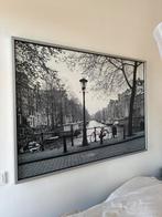 IKEA Schilderij Amsterdam Rode Fiets zilver houten frame, Ophalen, 50 tot 75 cm, 100 tot 125 cm, Print