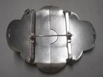Bijzondere zilveren Russische Niello dolk riemgesp nr.453, Antiek en Kunst, Verzenden, Zilver