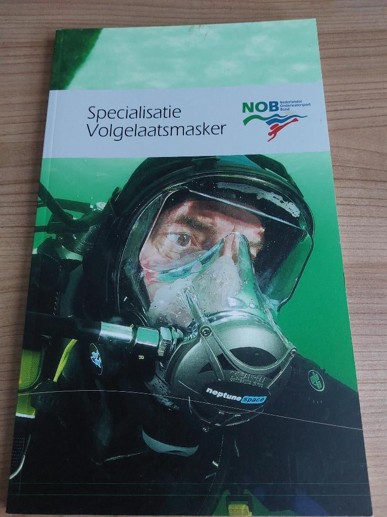 NOB brevetspecialisatie volgelaatsmasker, Watersport en Boten, Duiken, Ophalen of Verzenden, Nieuw, Overige typen