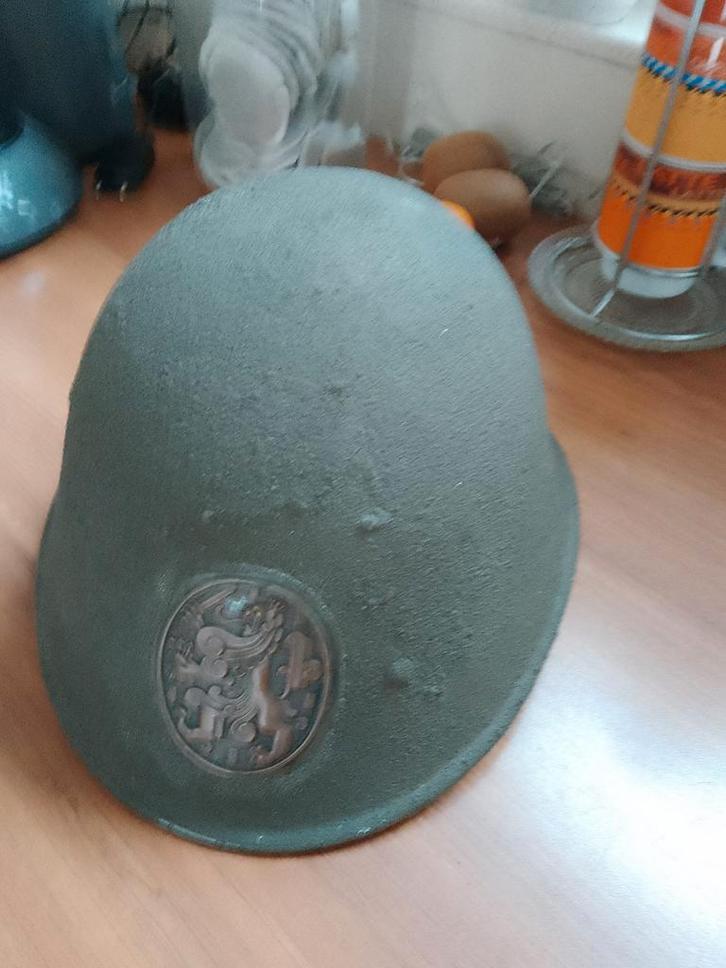 Nederlandse model 1934 helm. Met datering 1938, Verzamelen, Militaria | Tweede Wereldoorlog, Helm of Baret, Nederland, Ophalen of Verzenden