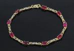 Robijnen diamanten fraaie gouden dames armband luxe, Sieraden, Tassen en Uiterlijk, Armbanden, Voordeelsieraden, Ophalen of Verzenden