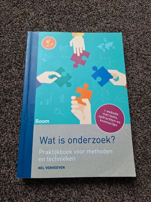 Nel Verhoeven - Wat is onderzoek?, Boeken, Wetenschap, Zo goed als nieuw, Ophalen of Verzenden
