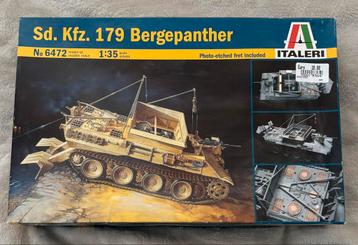 Sd.Kfz.179 Bergepanther (Tank) 1:35 Bouwset Italeri. Nieuw! beschikbaar voor biedingen