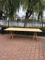 Prachtig Eikenhouten Tafelblad, Huis en Inrichting, Tafels | Eettafels, Ophalen, Gebruikt, Eikenhout, 200 cm of meer