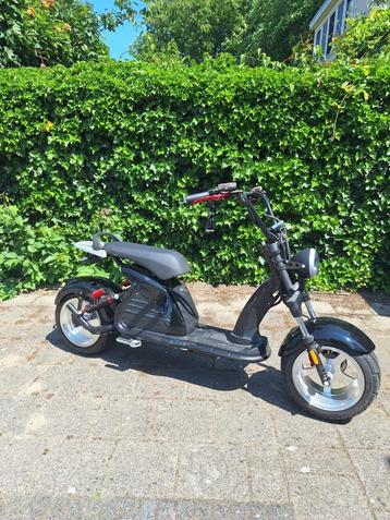 E-chopper elektrische scooter 45 km/h met kenteken Zwart beschikbaar voor biedingen