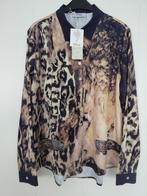 Nieuw Missy bling glim Blouse panter tijger leopard print, Bruin, Maat 42/44 (L), Nieuw, Missy