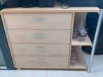 Commode te koop, Ophalen, Gebruikt, 100 tot 150 cm, Lichte houtkleur