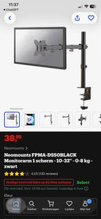 Neomounts Monitorarm, Computers en Software, Monitoren, IPS, Full HD, Ophalen of Verzenden, Zo goed als nieuw