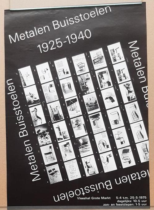 Metalen Buisstoelen – 1975 – Haarlem, Verzamelen, Posters, Ophalen of Verzenden