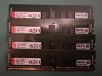 4x Kingston DDR4 2666Mhz (64GB totaal), Computers en Software, RAM geheugen, Verzenden, DDR4, Zo goed als nieuw, Desktop