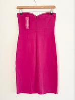 Via Donatella strapless jurk roze, maat 38 - NP 99,95 - wyp, Nieuw, Knielengte, Maat 38/40 (M), Ophalen of Verzenden