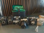 Verzameling Analoge Foto Camera's met Lenzen en Accessoires, Ophalen of Verzenden, Compact, Kodak