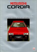 Folder Mitsubishi Cordia Juni 1982, Gelezen, Ophalen of Verzenden, Mitsubishi