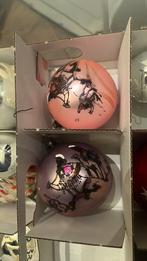 Uniek oud setje kerstballen drie wijzen op weg naar Betlehem, Diversen, Kerst, Ophalen of Verzenden, Zo goed als nieuw