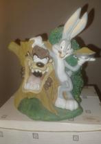 Looney tunes spaarpot Bugs bunny & tazmanian Devil, Ophalen of Verzenden