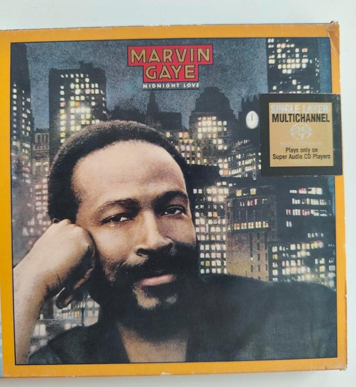 SACD Marvin Gaye - Midnight Love, Cd's en Dvd's, Cd's | R&B en Soul, Gebruikt, Soul of Nu Soul, 1980 tot 2000, Ophalen of Verzenden