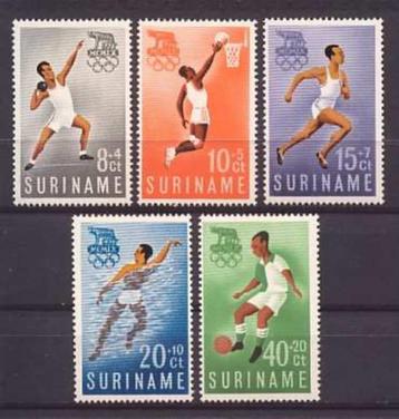 Suriname NVPH nr 349/53 ongebruikt Olympische Spelen 1960 beschikbaar voor biedingen