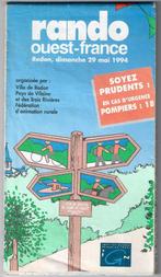 D16 plattegrond rando west frankrijk, Gelezen, Frankrijk, Ophalen of Verzenden, Landkaart