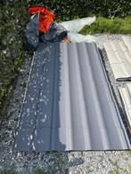 halfronde nok + dakpanplaat + 2 stalen windveer, Doe-het-zelf en Verbouw, Dakpannen en Dakbedekking, Zwart, Nieuw, 5 tot 10 m²
