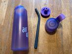 Paarse air up fles, 650 ml, Sport en Fitness, Ophalen of Verzenden, Gebruikt
