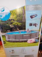 Intex zwembad 4.27m x 1.07m, Tuin en Terras, Zwembaden, Ophalen, Gebruikt, 80 tot 120 cm, Rond