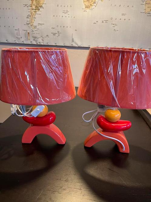 Arte Design tafellamp 2x NIEUW, Huis en Inrichting, Lampen | Tafellampen, Nieuw, Minder dan 50 cm, Glas, Kunststof, Metaal, Verzenden