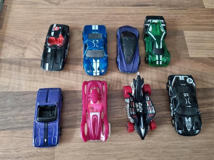 O.a. Hot Wheels Auto's - Set van 8, Hobby en Vrije tijd, Modelauto's | 1:18, Gebruikt, Auto, Hot Wheels, Ophalen of Verzenden
