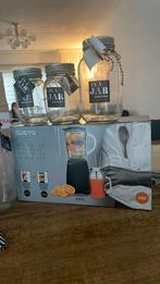 Gusta Blender Mason Jar Mixer Set, Nieuw, Ophalen of Verzenden