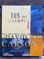 David Carson: Grafisch Ontwerp - Blackwell, Ophalen of Verzenden, Gelezen, Fotografen
