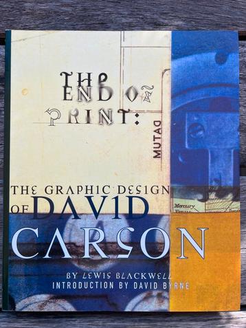 David Carson: Grafisch Ontwerp - Blackwell beschikbaar voor biedingen