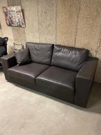 Twee leren banken - comfortabel, 170 breed, Ophalen, Gebruikt, Tweepersoons, Rechte bank