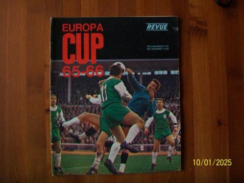 Revue Magazine Europa Cup 65 - 66 ( Anderlecht poster), Verzamelen, Sportartikelen en Voetbal, Gebruikt, Boek of Tijdschrift, Feyenoord