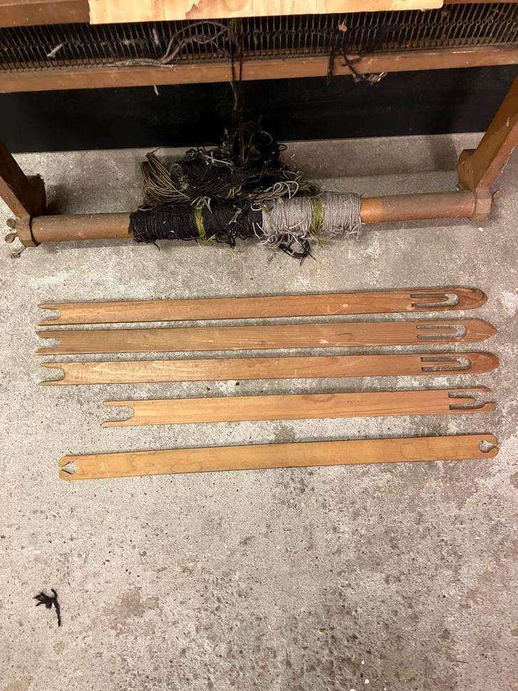 Antiek Handweefgetouw, Hobby en Vrije tijd, Knutselen, Gebruikt, Gereedschap of Toebehoren, Ophalen of Verzenden