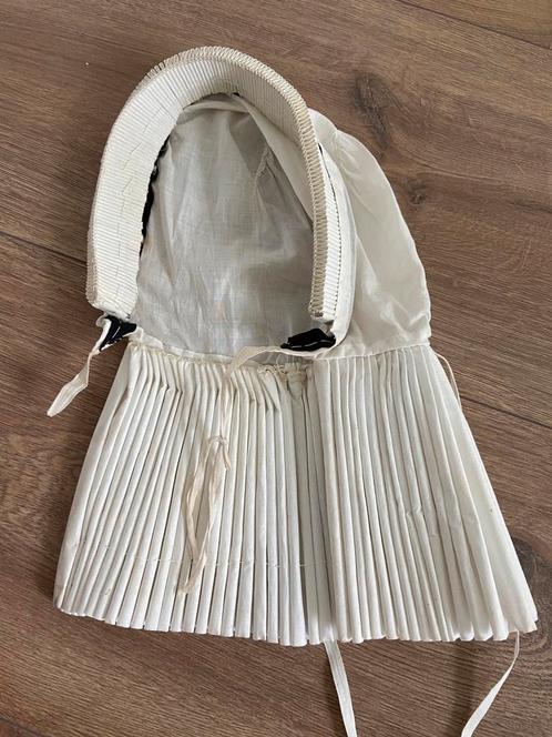Antieke witte knipmuts geplooid Achterhoek klederdracht oud, Antiek en Kunst, Curiosa en Brocante, Ophalen of Verzenden
