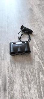 Dunlop 12V splitter met 2 USB poorten, Ophalen of Verzenden, Nieuw