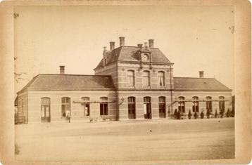 Kabinetfoto Gorinchem station ca. 1870-1890 beschikbaar voor biedingen