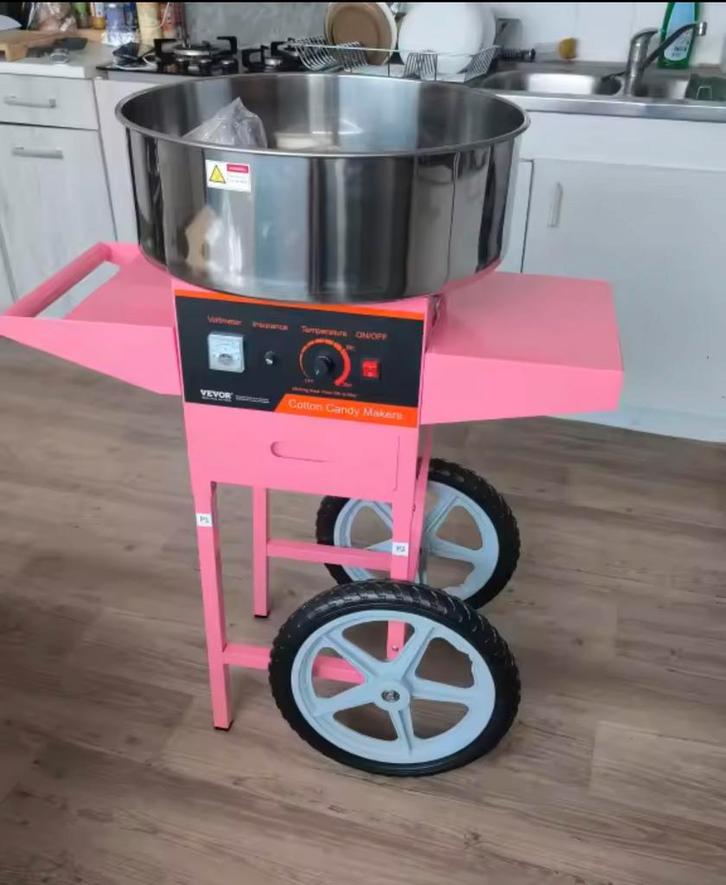 NIEUW in doos. Suikerspinmachine, popcorn. Kermis-suikerspin, Hobby en Vrije tijd, Feestartikelen, Nieuw, Overige, Ophalen of Verzenden