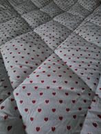 Happybed, dekbed met hartjes, 240x220 cm, Wit, Tweepersoons, Ophalen of Verzenden, Deken of Dekbed