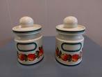 Vintage Emsa voorraadpotten rood gele appels, Ophalen of Verzenden, Huis en Inrichting