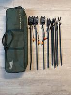 Complete set beetmelders en steunen, Watersport en Boten, Hengelsport | Karpervissen, Ophalen of Verzenden, Gebruikt, Complete set