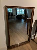 Vintage teakhouten spiegel, Huis en Inrichting, Woonaccessoires | Spiegels, Gebruikt, 100 tot 150 cm, Ophalen of Verzenden, 75 tot 100 cm