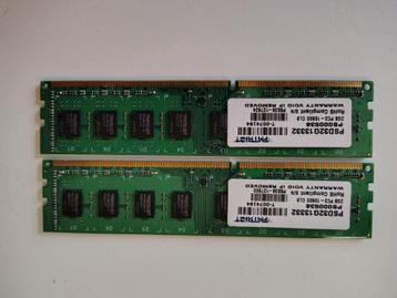 2x2gb DDR3 1333mhz patriot ram beschikbaar voor biedingen