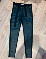 Nieuwe Studio Anneloes Margot broek met leer maat M, Ophalen, Nieuw, Zwart, Lang