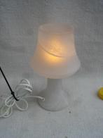 MURANO OPALINE VISTOSI- Mushroom lamp, Ophalen of Verzenden, Gebruikt, Glas, Minder dan 50 cm