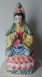 Beeld godin zittend op een lotus (ca. H57cm), Antiek en Kunst, Ophalen