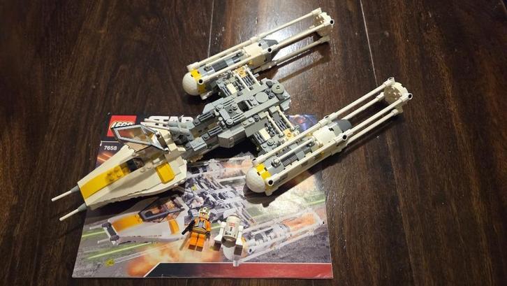 Lego Star Wars Set 7658 Y-wing Fighter, Kinderen en Baby's, Speelgoed | Duplo en Lego, Gebruikt, Lego, Complete set, Ophalen of Verzenden