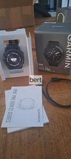 Garmin epix pro, Sieraden, Tassen en Uiterlijk, Sporthorloges, Ophalen of Verzenden, Zo goed als nieuw, Zwart, Android